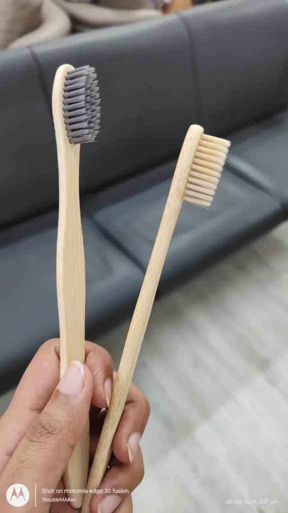 Bamboo Brush Charcoal Bristle