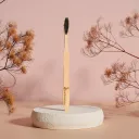 Flat Bristle Bamboo Brush